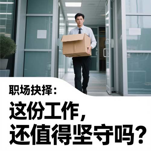 职场抉择：这份工作，还值得坚守吗？[emoji:1f6b9[/emoji][emoji:1f6ba[/emoji]