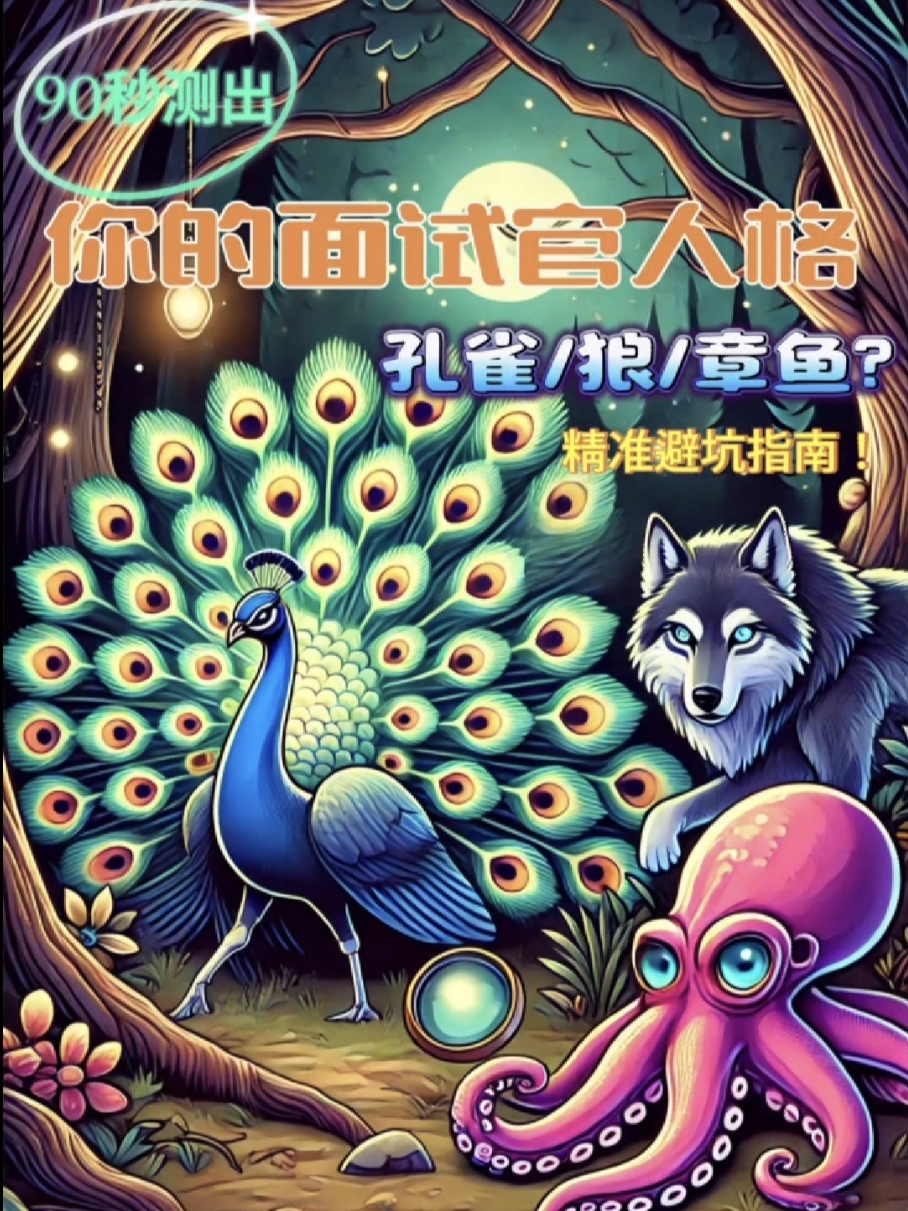 [emoji:1f99a[/emoji][emoji:1f43a[/emoji][emoji:1f419[/emoji]测测你的面试官人格陷阱