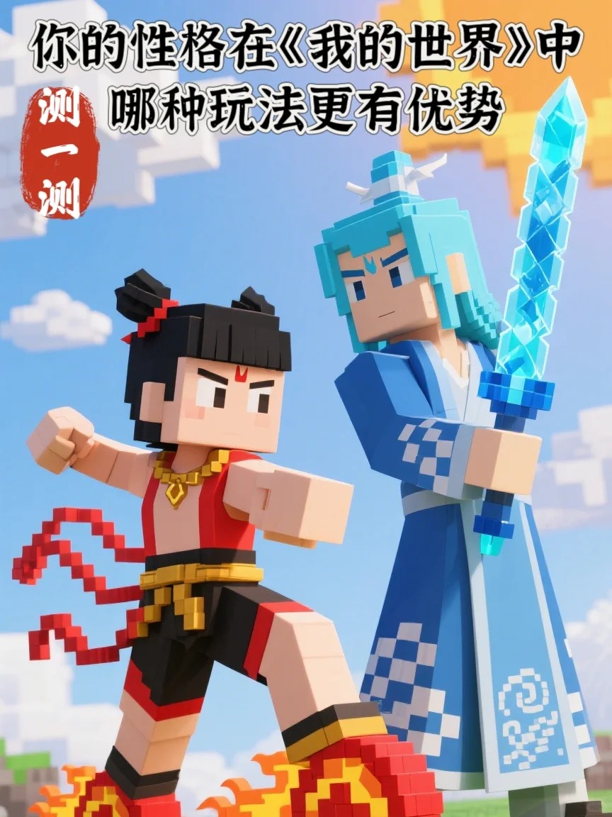 你的性格在《我的世界》哪种玩法更有优势